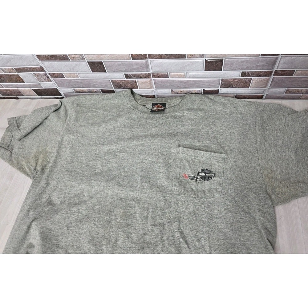 Vintage 2004 Savannah Georgia Harley Davidson T-Shirt XL Oily Distressed Cool... - Picture 2 of 16